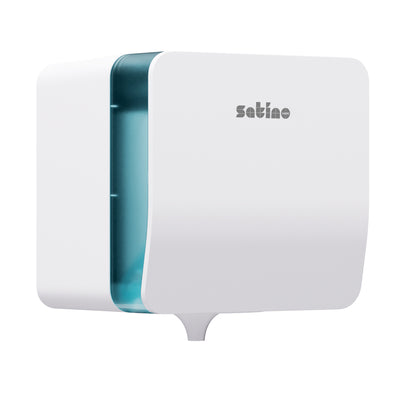Satino by WEPA - Distributeur de papier nettoyant satino cf1 hyginity blanc