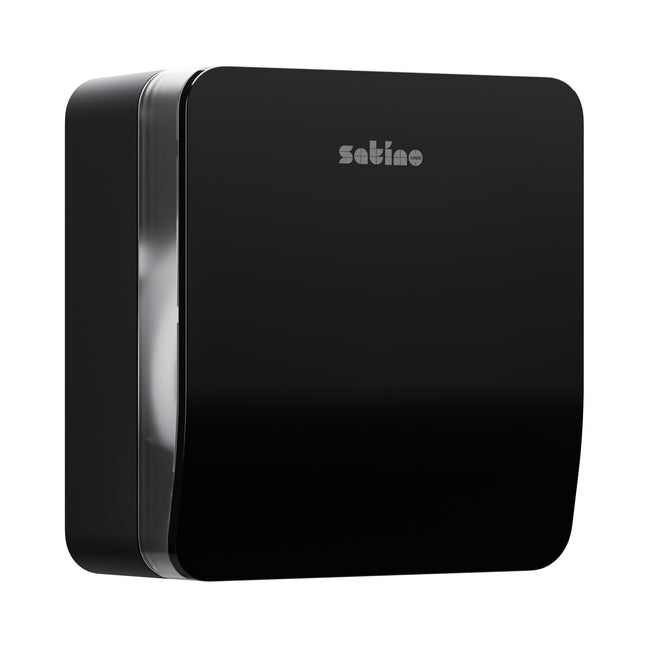 Satino by WEPA - Distributeur de papier toilette satino jt1 hyginity jumbo s noir