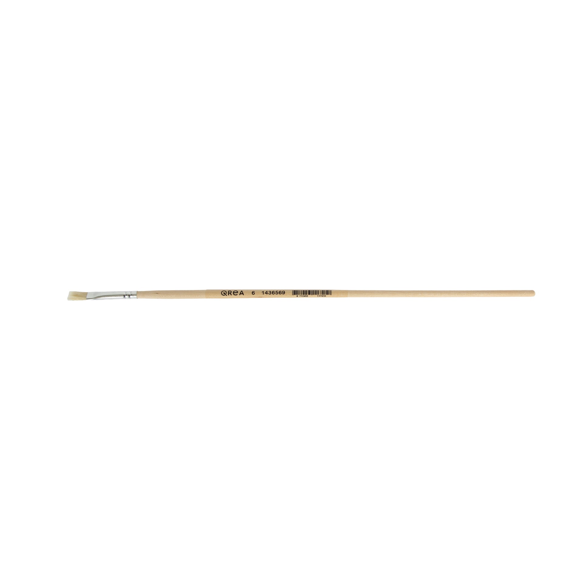 Qrea - Brosse en poils de porc no. 6 | 12 pièces
