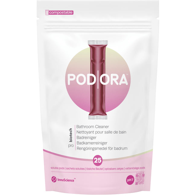 InnuScience - Dosettes de nettoyant sanitaire PodOra, paquet de 25