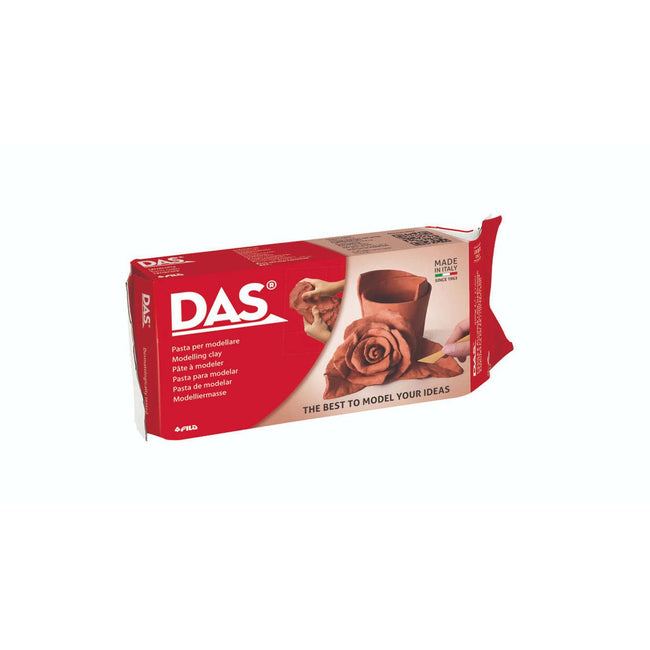 DAS - Pâte à modeler durcissant à l'air 500 grammes terre cuite
