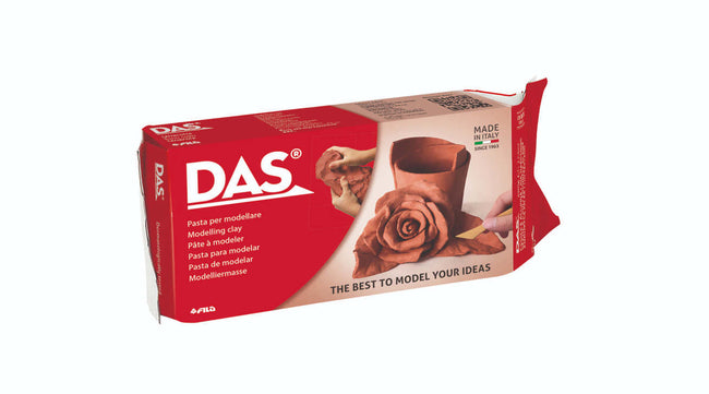 DAS - Pâte à modeler durcissant à l'air 500 grammes terre cuite