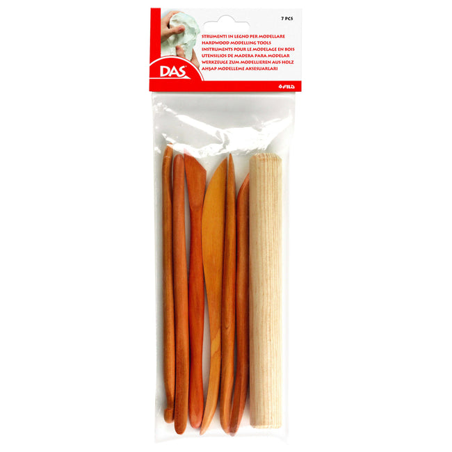 Badger - Outils en argile 7 pièces en bois