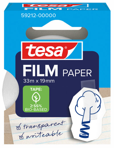 Tesa - Papier film ruban adhésif 19mmx33m | 10 pièces