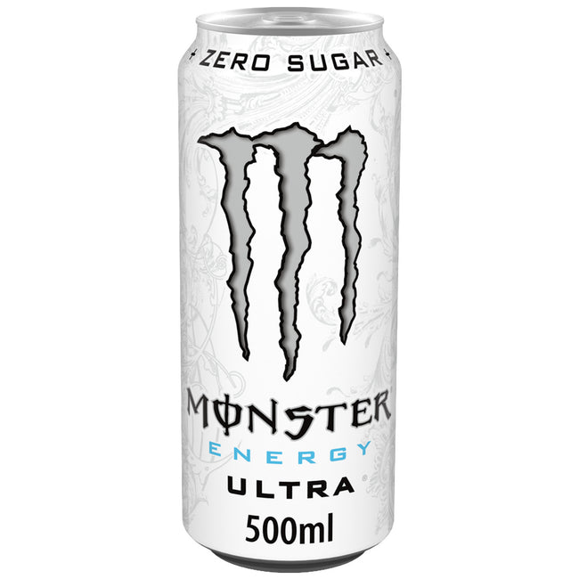 Monster - Boisson énergisante ultra canette 500ml | 12 pièces