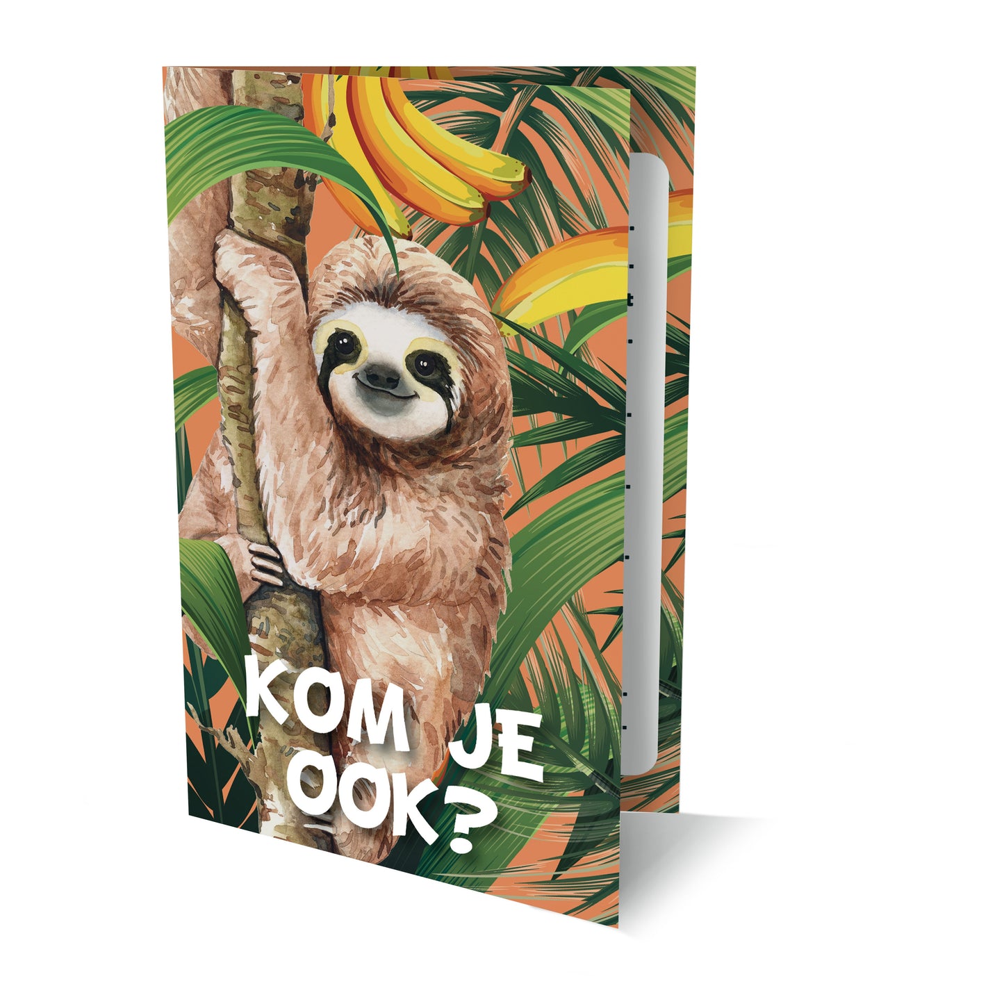 Interstat -  Luiaard uitnodiging PK 937  | 6 stuks