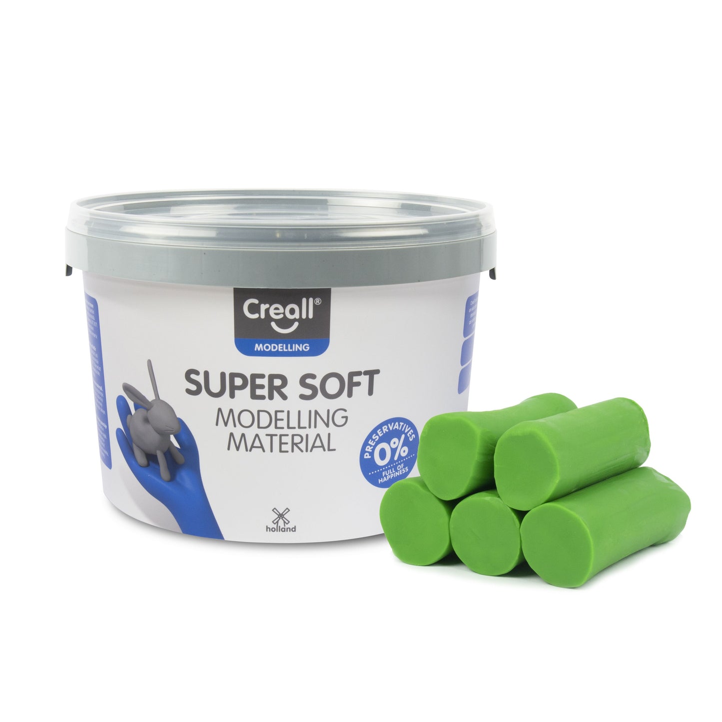 Creall - Argile supersoft verte 1750gramme