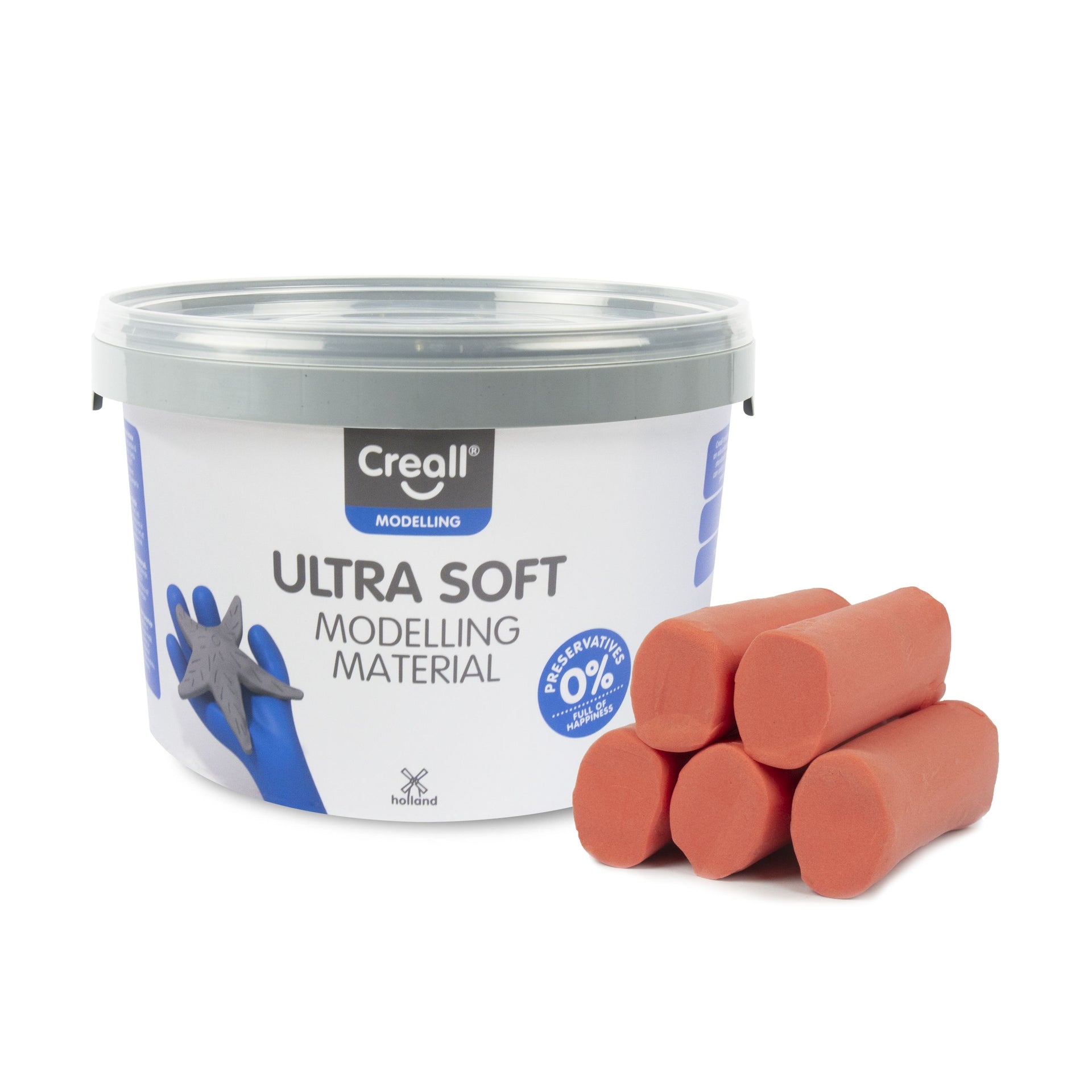 Creall - Argile play-it ultra douce rouge vif 1100gr