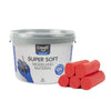 Creall - Ton superweich rot 1750 Gramm