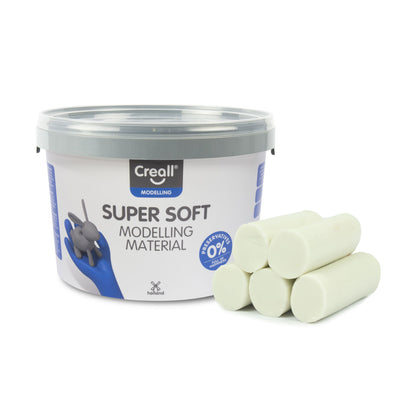 Creall -  Klei  supersoft wit 1750gram