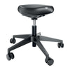 Leitz - Tabouret assis actif Ergo avec siège confort, avec roulettes, noir
