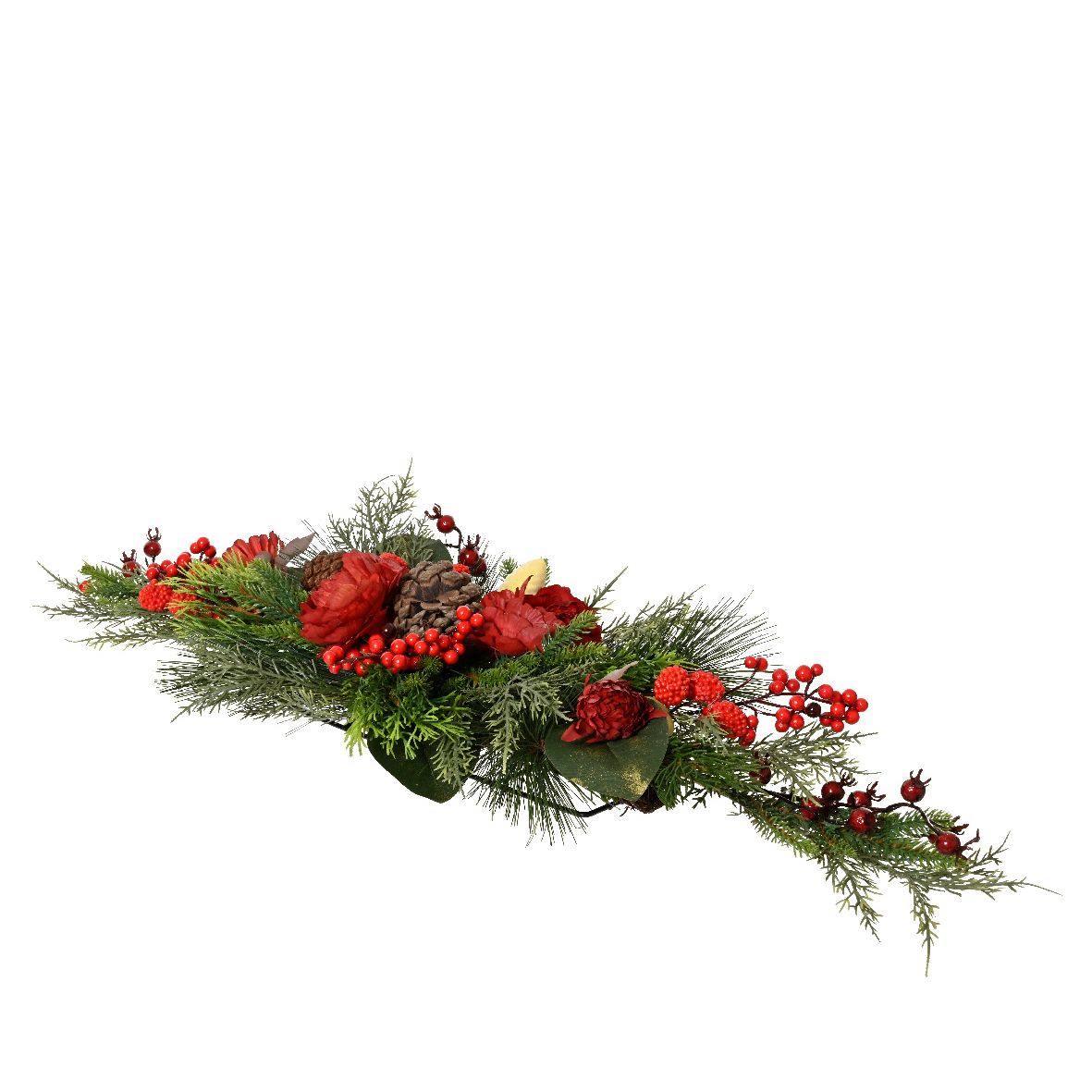 Everlands - Pièce de Noël framboise 80cm