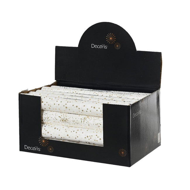 Decoris - Chemin de table polyster 200x35cm assorti