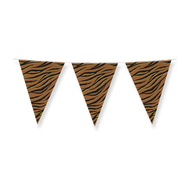 Bruna office -  Party Flags foil Tiger Safari