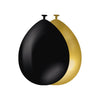Bureau Bruna - Ballons 10 pcs Or et Noir