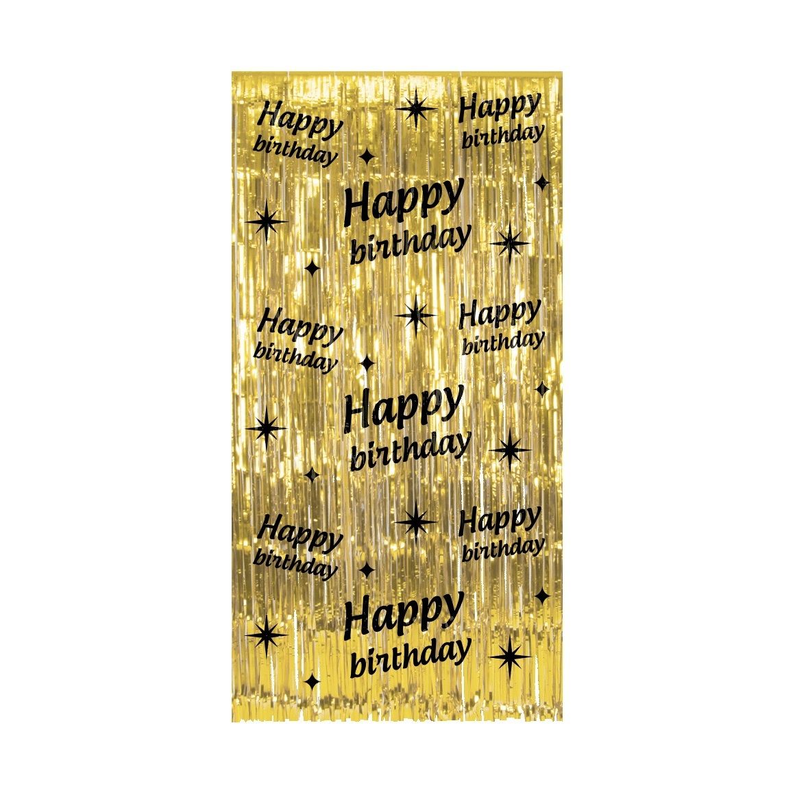 Office -  Classy party curtain happy birthday