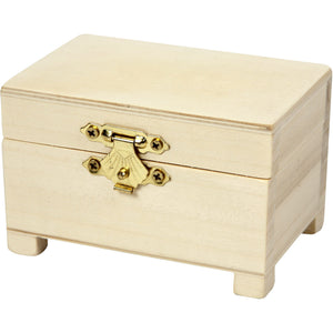 Creativ Company -  Schatkist  6x9x6cm hout