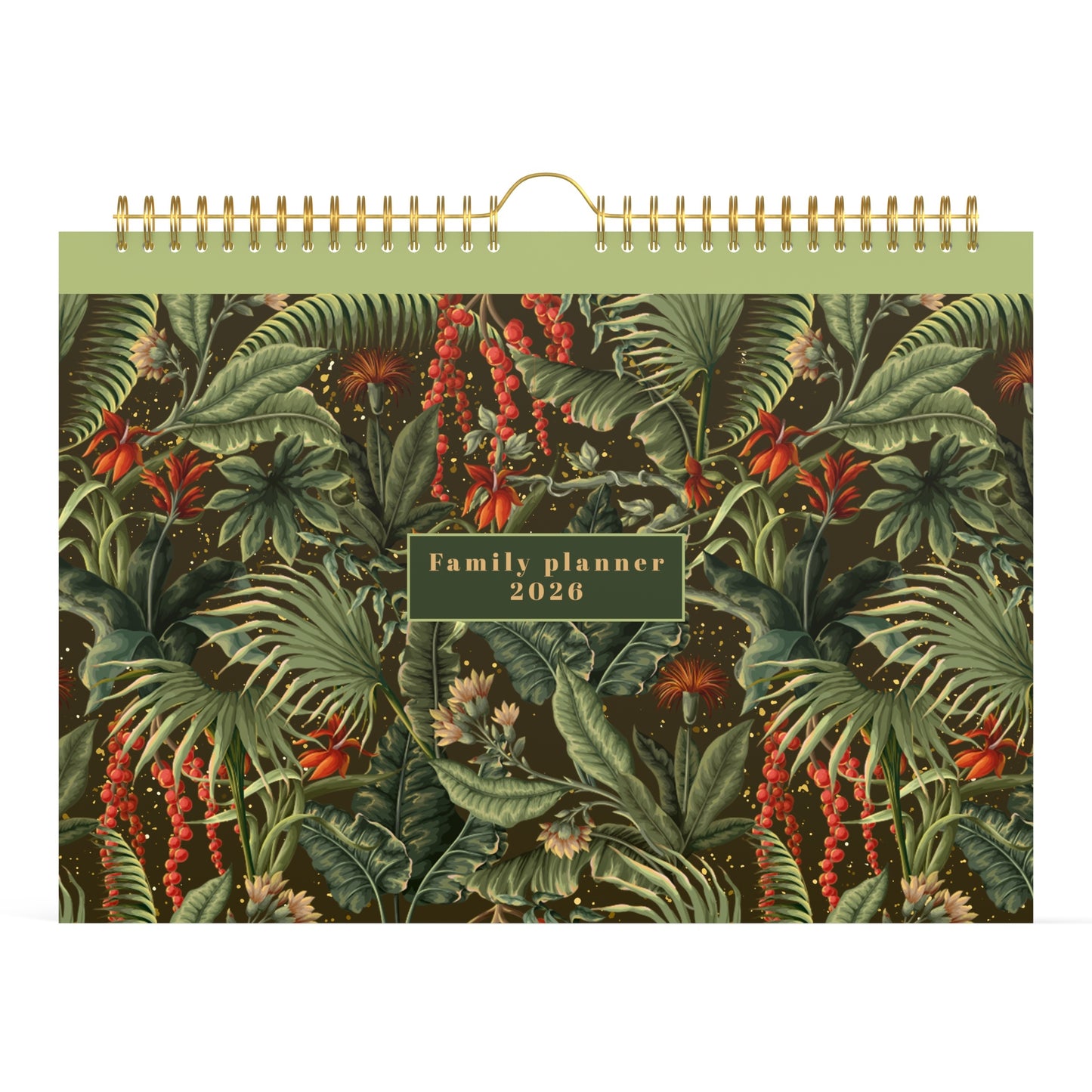 Lannoo - Familiekal 26 botanic 7d/1p weiß grün