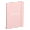Lannoo - Agenda 2026 bureau a5 qc couleur 7j/2p rose