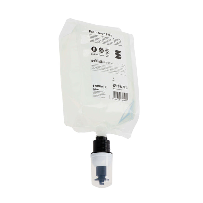 Satino by WEPA - Savon pour les mains Satino SF1 Mousse gratuite 1000ml 333372 | 6 pièces