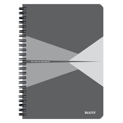Leitz - Carnet de bureau a5 ligne 180 pages gris