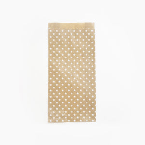 Clairefontaine - Sachet cadeau 16x30x5 kraft étoile 50 pcs