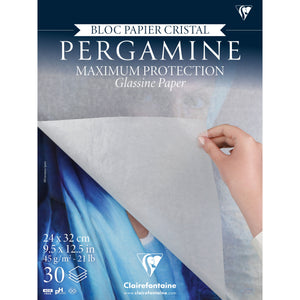 Clairefontaine -  Tekenblk paint on 24cmx32 pergamijnpapier 30v 45gr