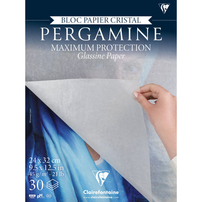 Clairefontaine -  Tekenblk paint on 24cmx32 pergamijnpapier 30v 45gr