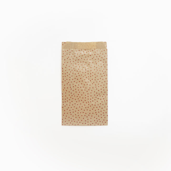 Clairefontaine - Sachet cadeau 12x24x4,5 coeur kraft 50 pcs