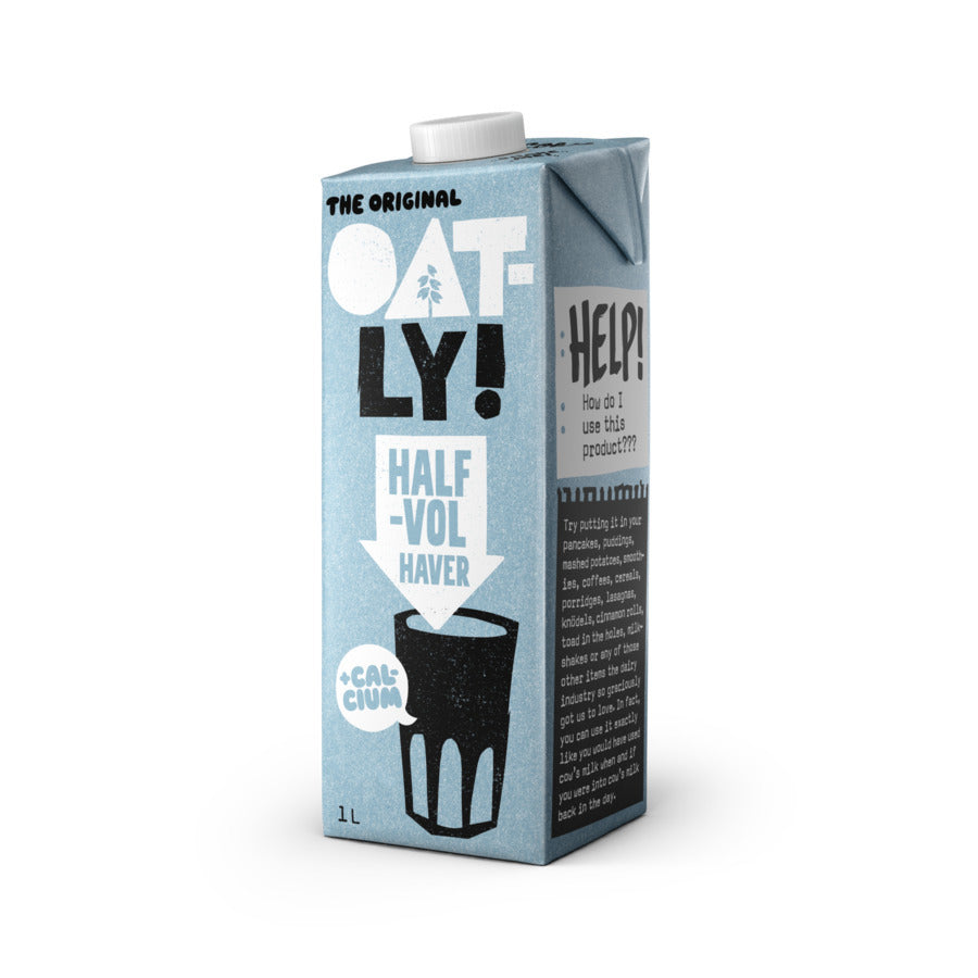 Oatly -  Haverdrank  halfvol 1 liter
