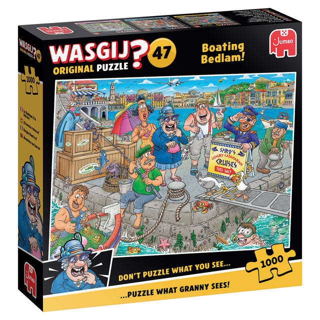 Wasgij - Puzzle Original 47 Rein ins Boot! 1000 Stk