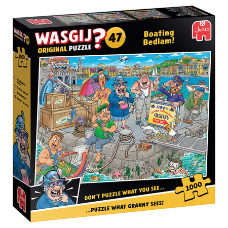 Wasgij - Puzzle Original 47 Dans le bateau ! 1000 pièces
