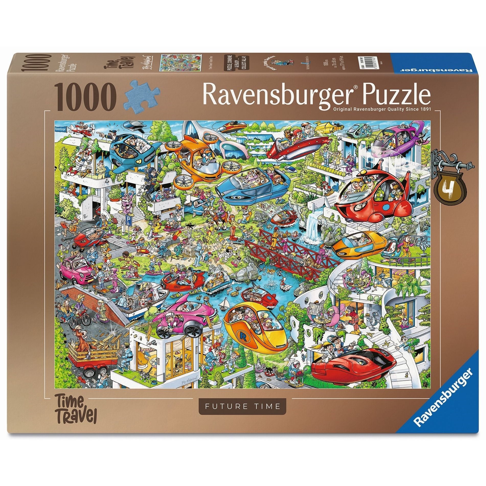 Ravensburger - Puzzle Ray's Comic Future Time 1000 Teile