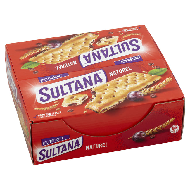 Sultana -  Fruitbiscuit  naturel 3-pack | 24 stuks