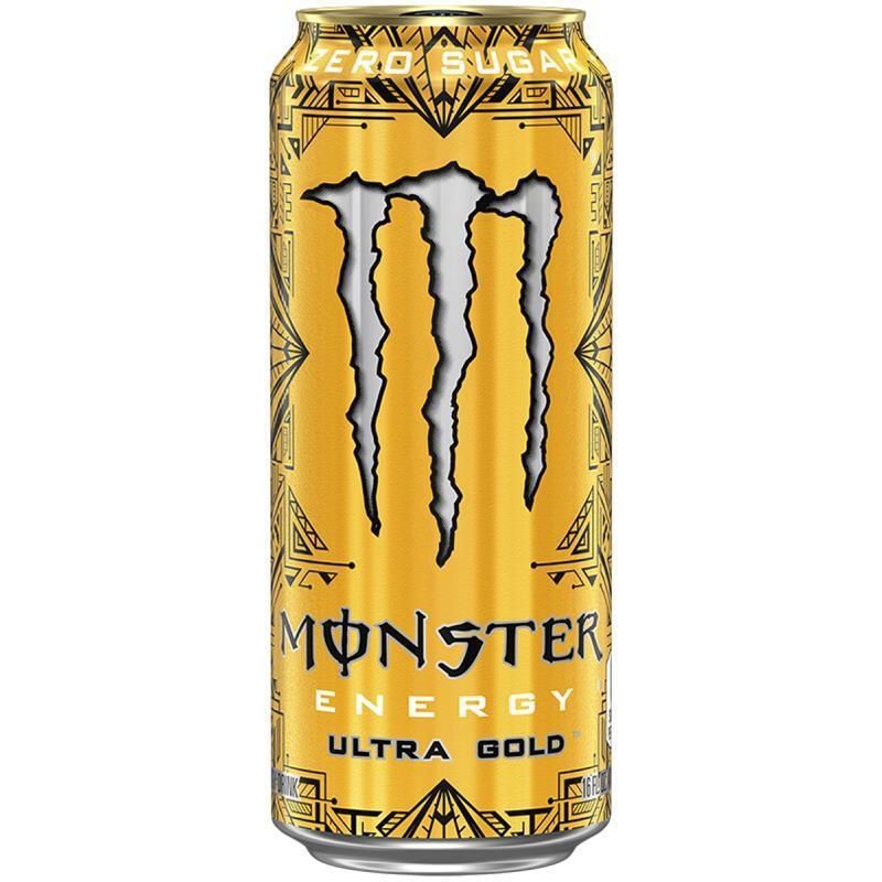 Monster - Boisson énergisante ultra or canette 500ml