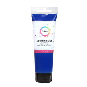 Qrea - Acrylfarbe 120 ml Phthaloblau | 6 Stück