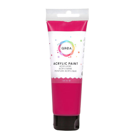 Qrea - Peinture acrylique 120 ml magenta