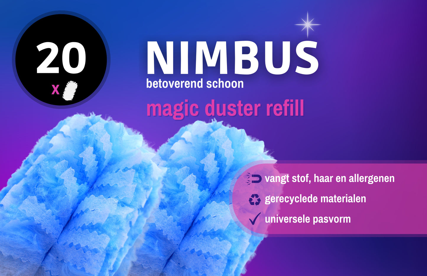 Nimbus - Duster Nachfüllbox mit 20 Stück