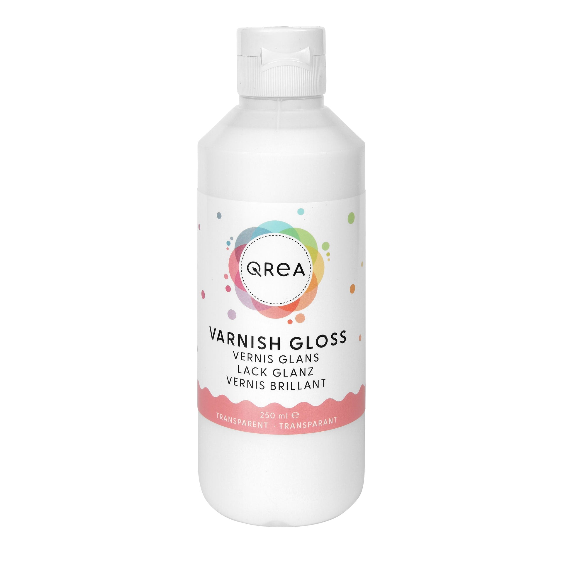 Qrea - Vernis brillant 250ml | 6 pièces