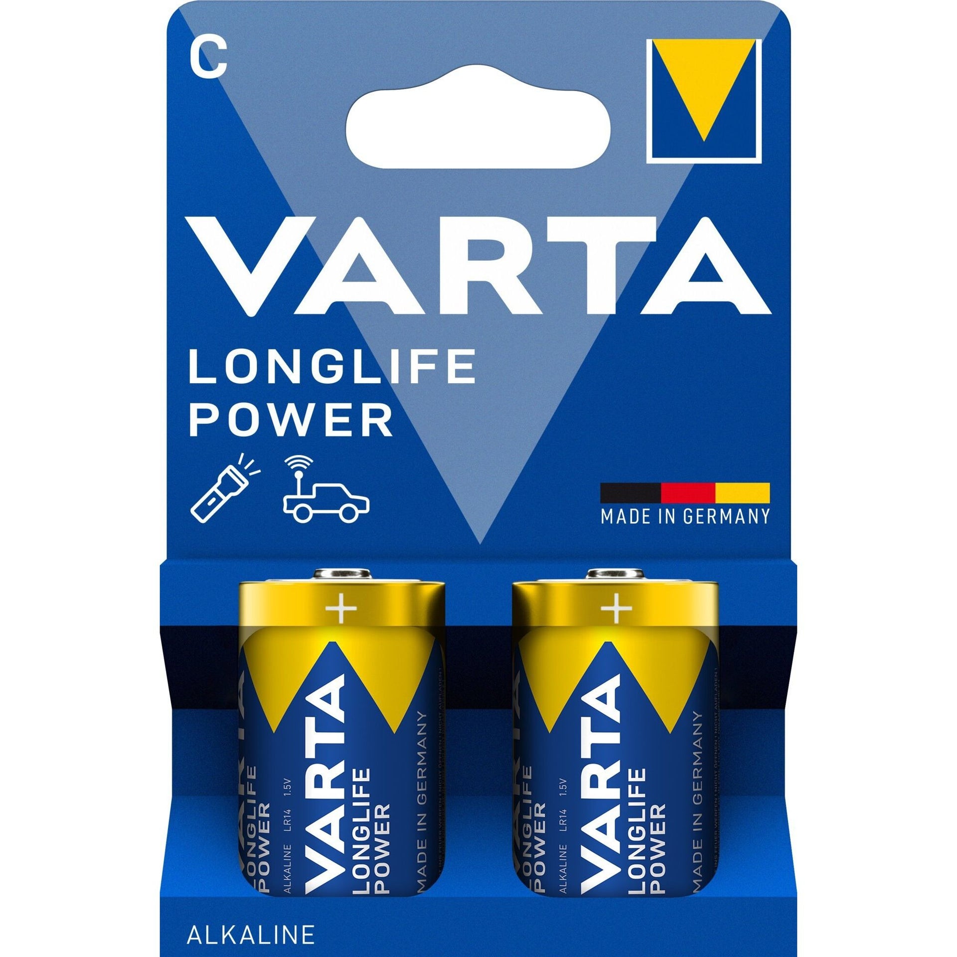 Varta -  Batterij longlife power 2x c