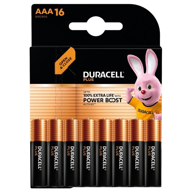 Duracell - Batterie plus power boost 16x AAA