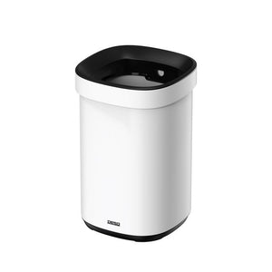 Desq -  Afvalbak  open inworp 20 liter metaal wit