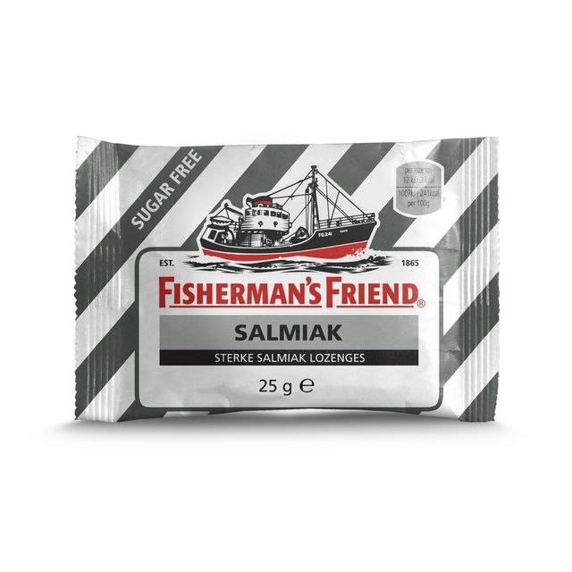 Fisherman's Friend - Pastilles pour la gorge fishermans Friend sal ammoniac sans sucre | 24 pièces