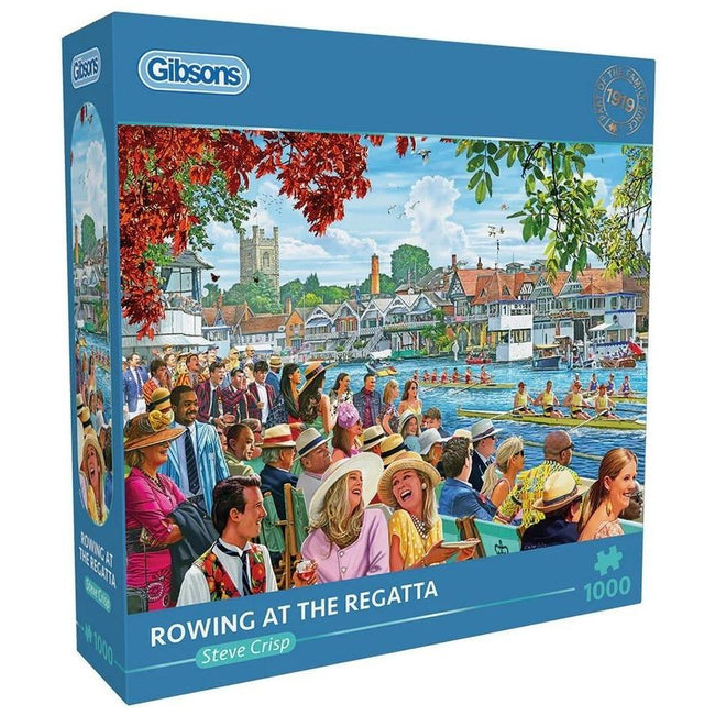 Gibsons -  Puzzel  rowing at the regatta 1000st