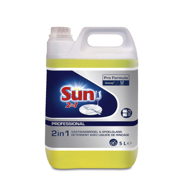Sun -  Vaatwasmiddel Pro Formula 2in1 vloeibaar 5L