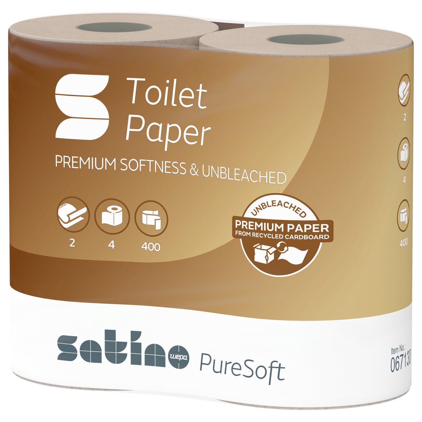 Satino -  Toiletpapier  mt1 puresoft 2laags 067130 | 10 stuks