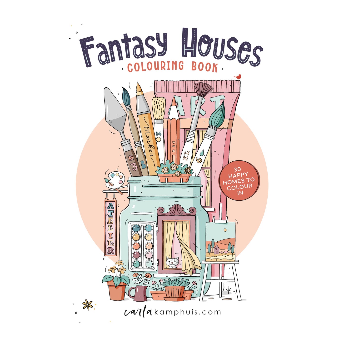 MUS - Livre à colorier maisons fantastiques