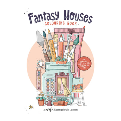 MUS - Livre à colorier maisons fantastiques