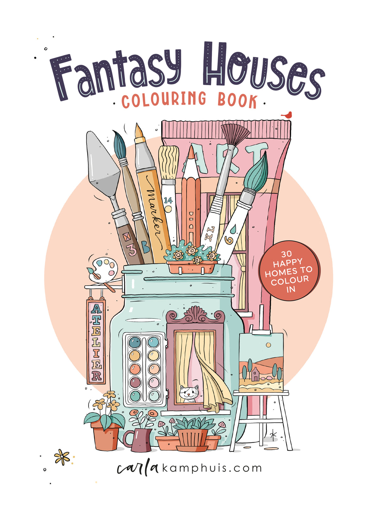 MUS - Livre à colorier maisons fantastiques
