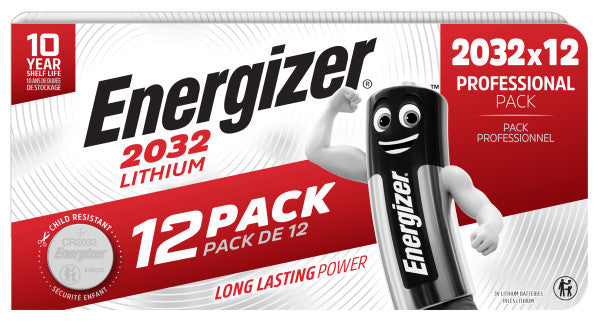 Energizer - Pile cr2032 lithium 12pcs